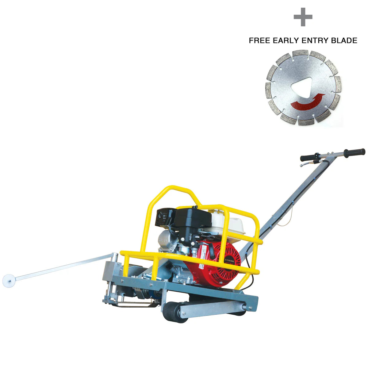 6" Early Entry Concrete Saw | 3.5 HP | Honda GX120 Engine