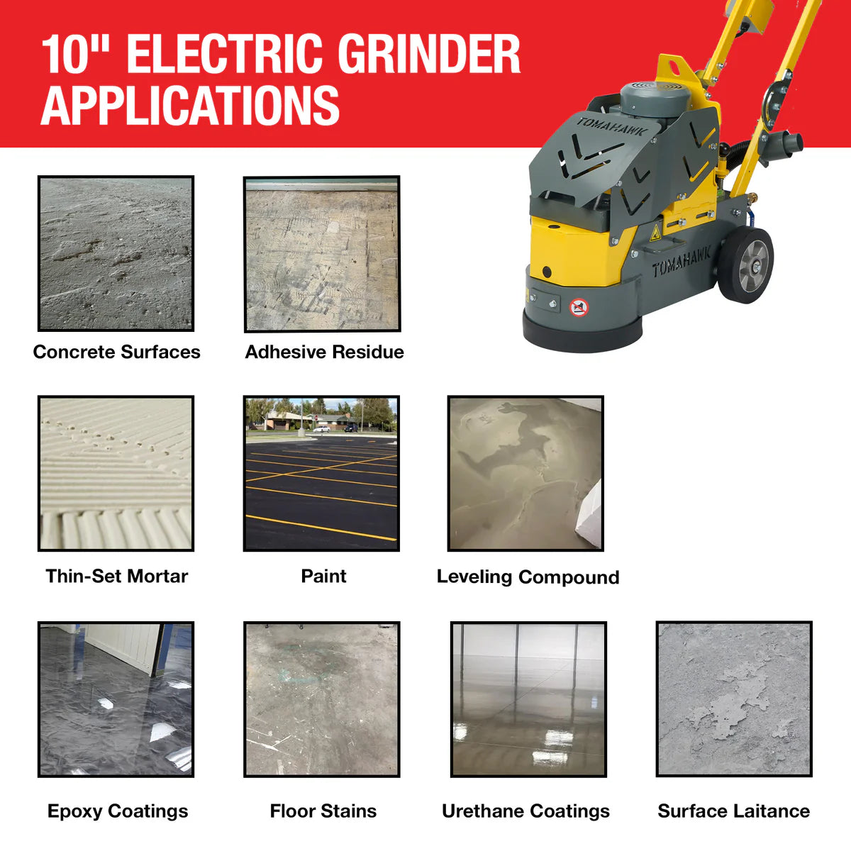Electric Concrete Floor Grinder
