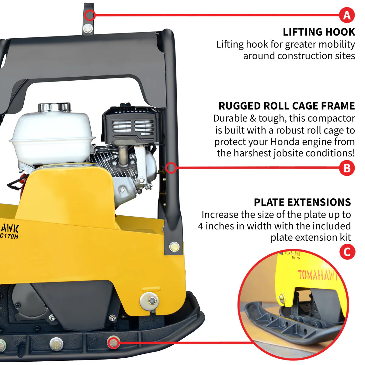  Honda Reverse Hydraulic Plate Compactor