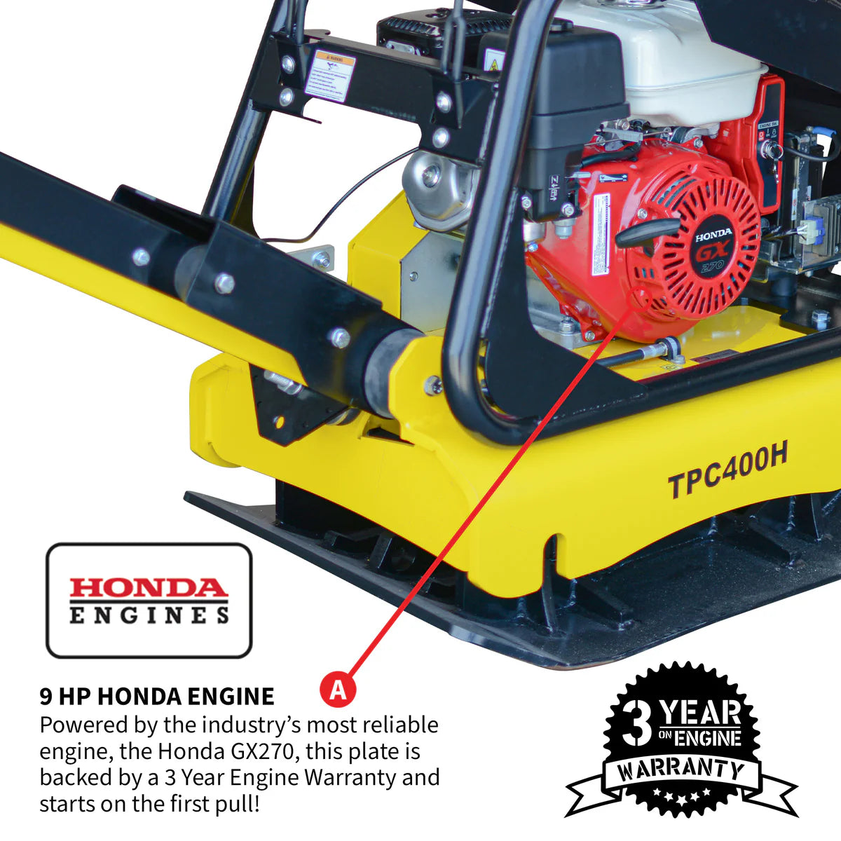Honda Reverse Plate Compactor