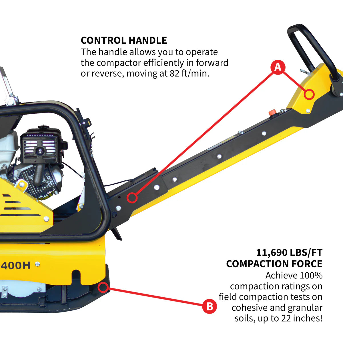 Honda Reverse Plate Compactor