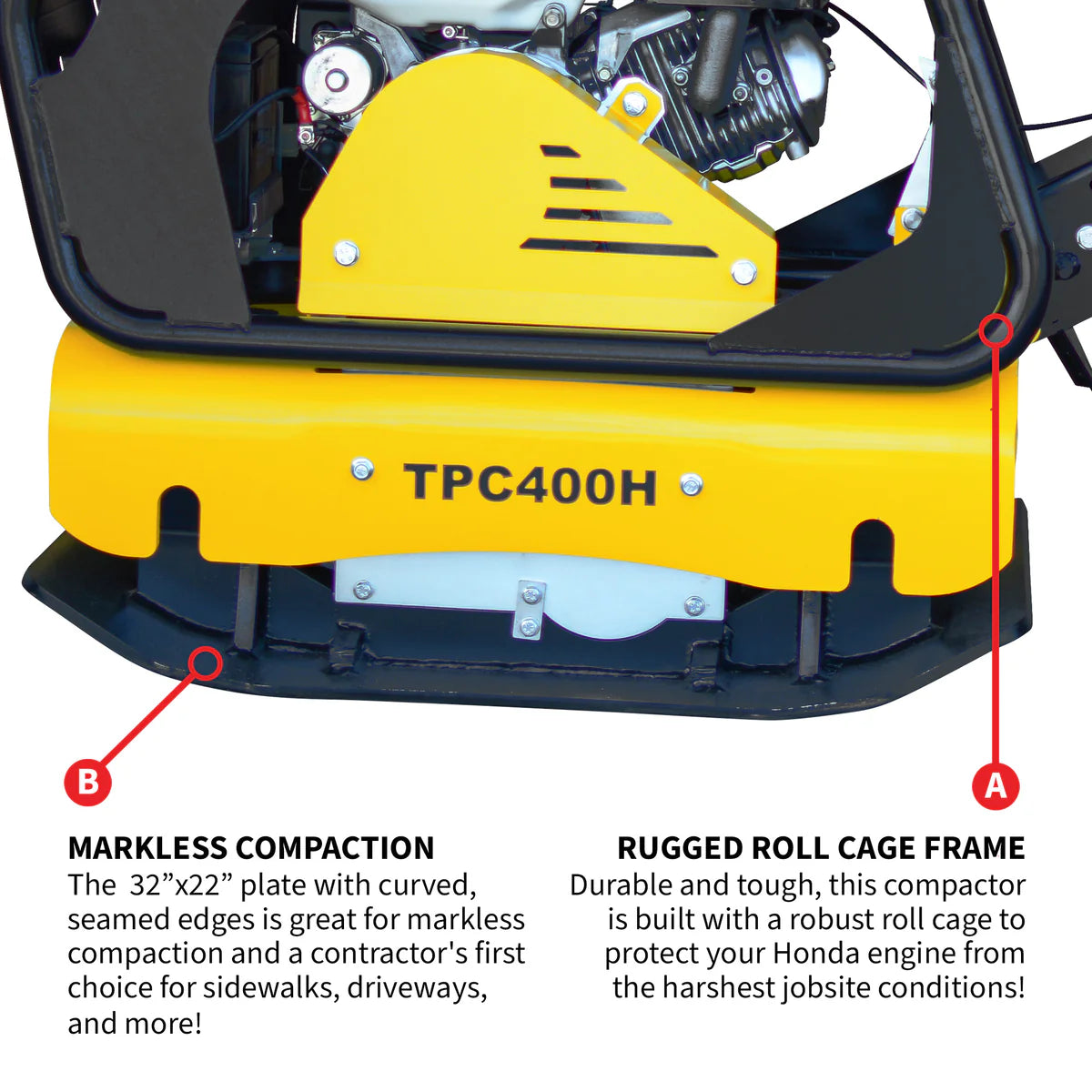 Honda Reverse Plate Compactor