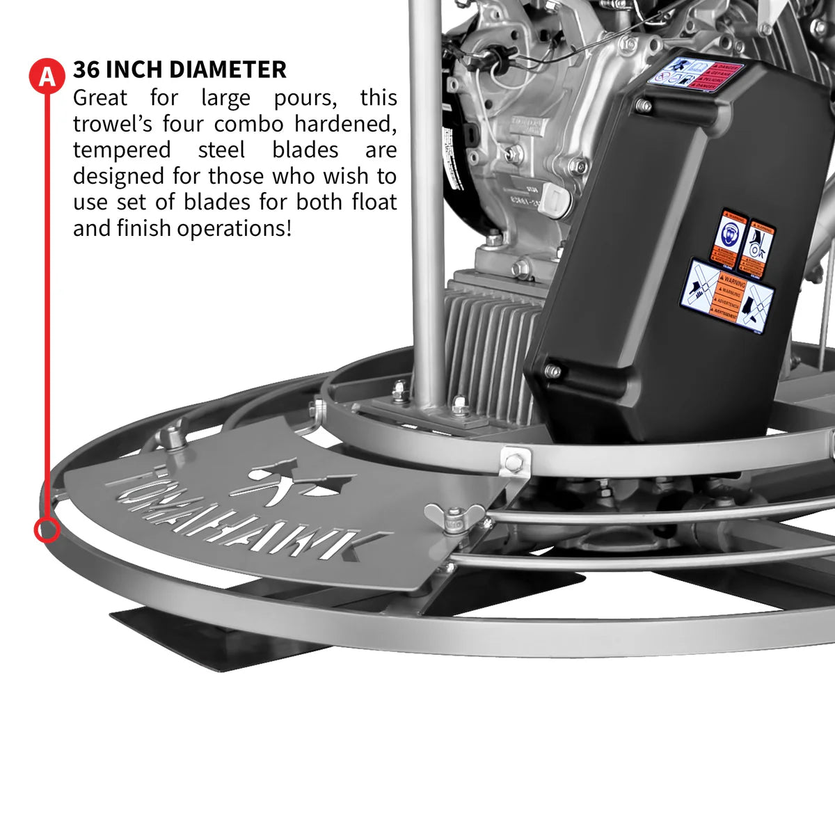 Concrete Fast Pitch Power Trowel