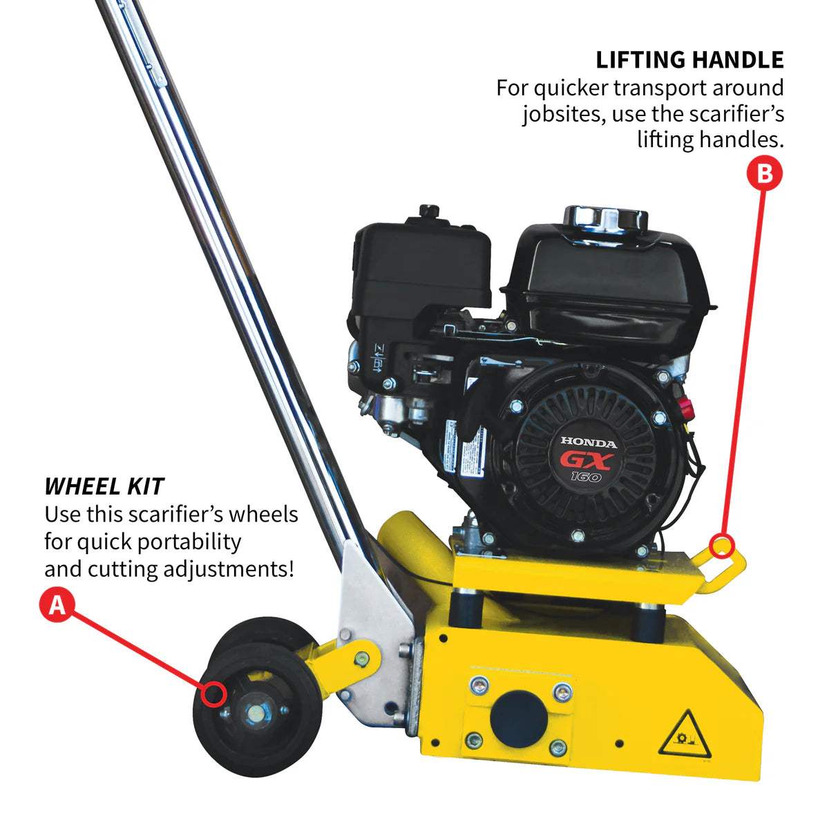 Concrete Scarifier Planer Grinder