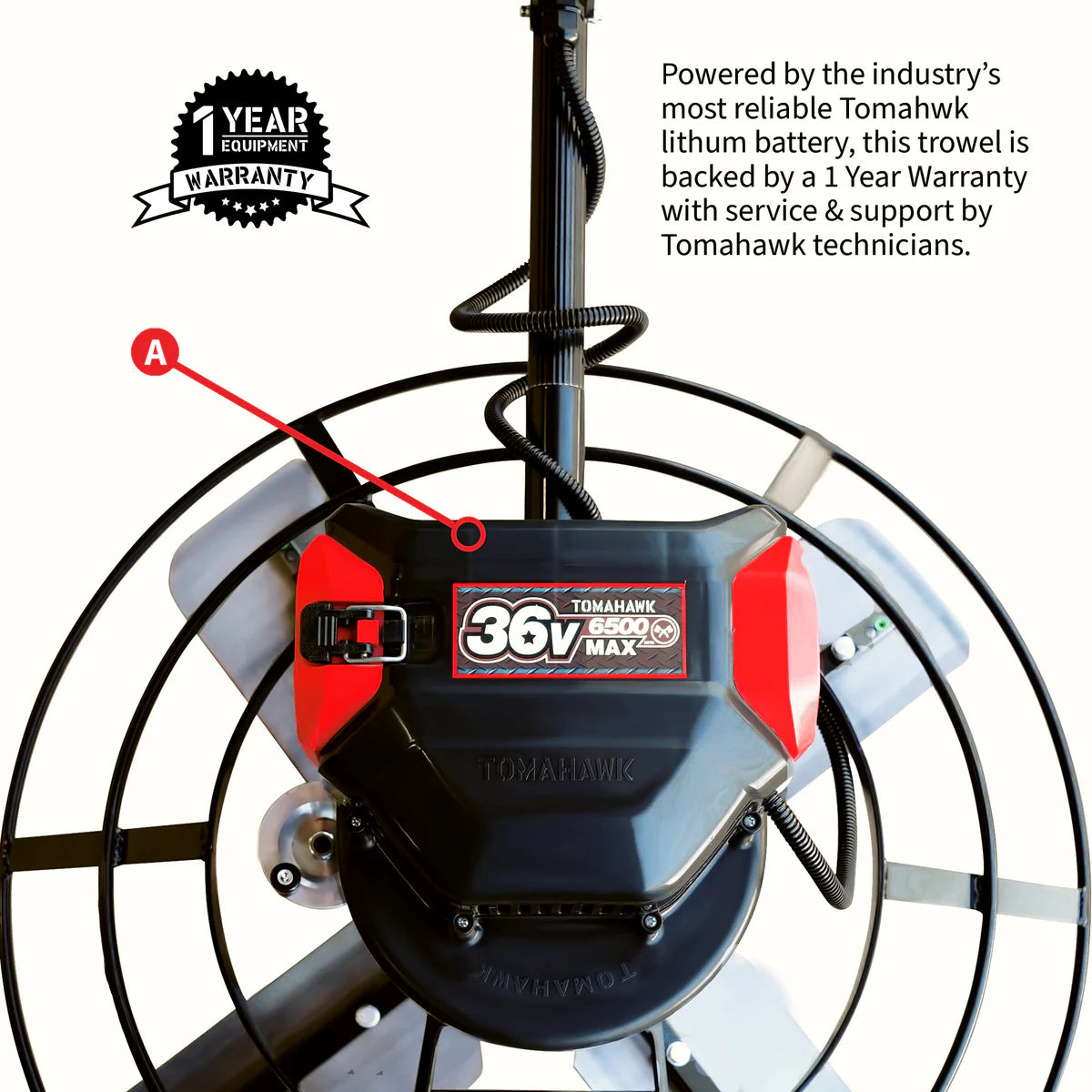 Battery-Powered Portable Power Trowel