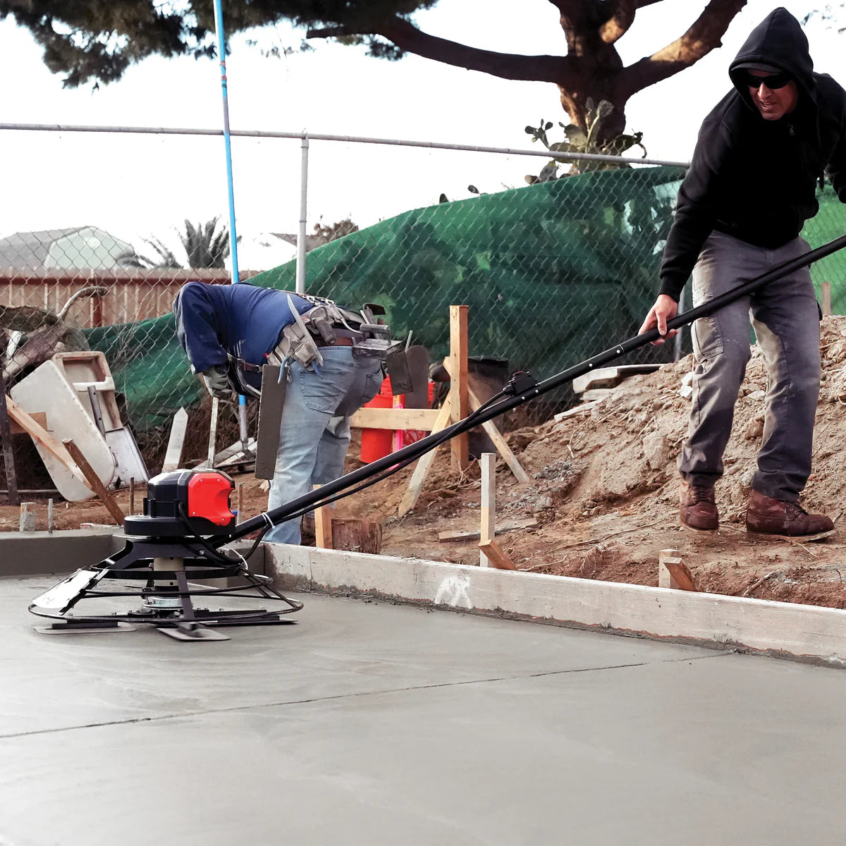 Battery-Powered Portable Power Trowel