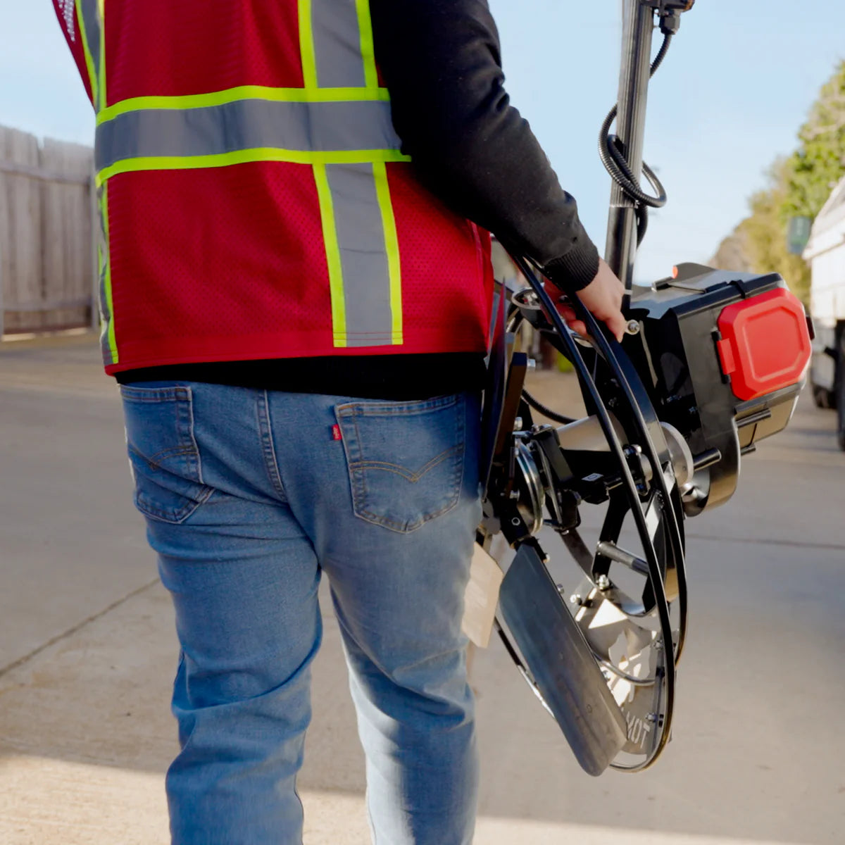 Battery-Powered Portable Power Trowel