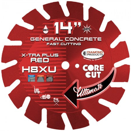 X-Tra Plus Red Ultimate High Speed Diamond Blades