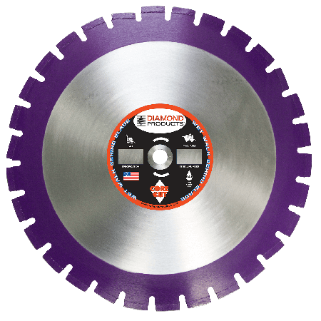 Imperial Purple Diamond Blades for Asphalt