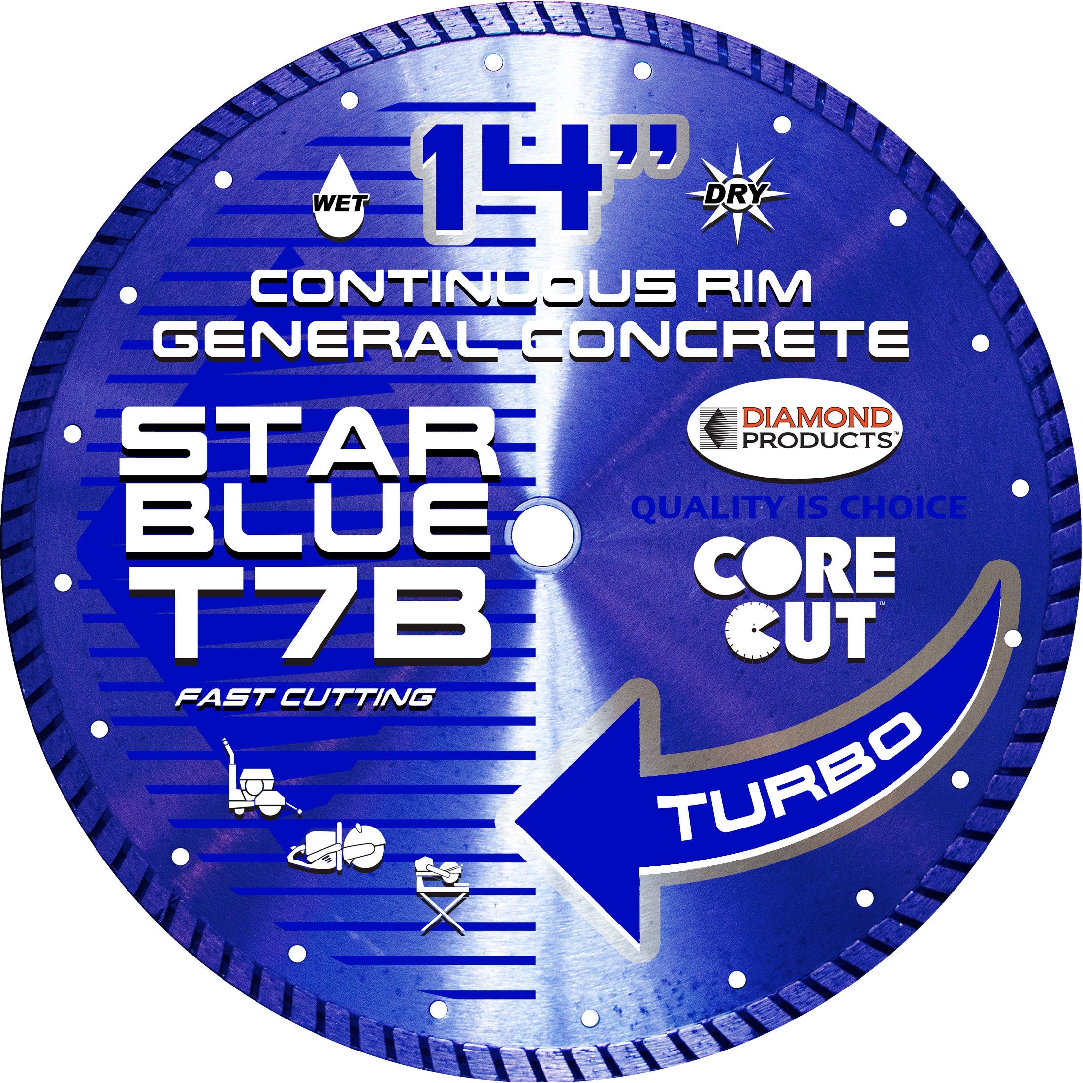 Star Blue Turbo Diamond Blades